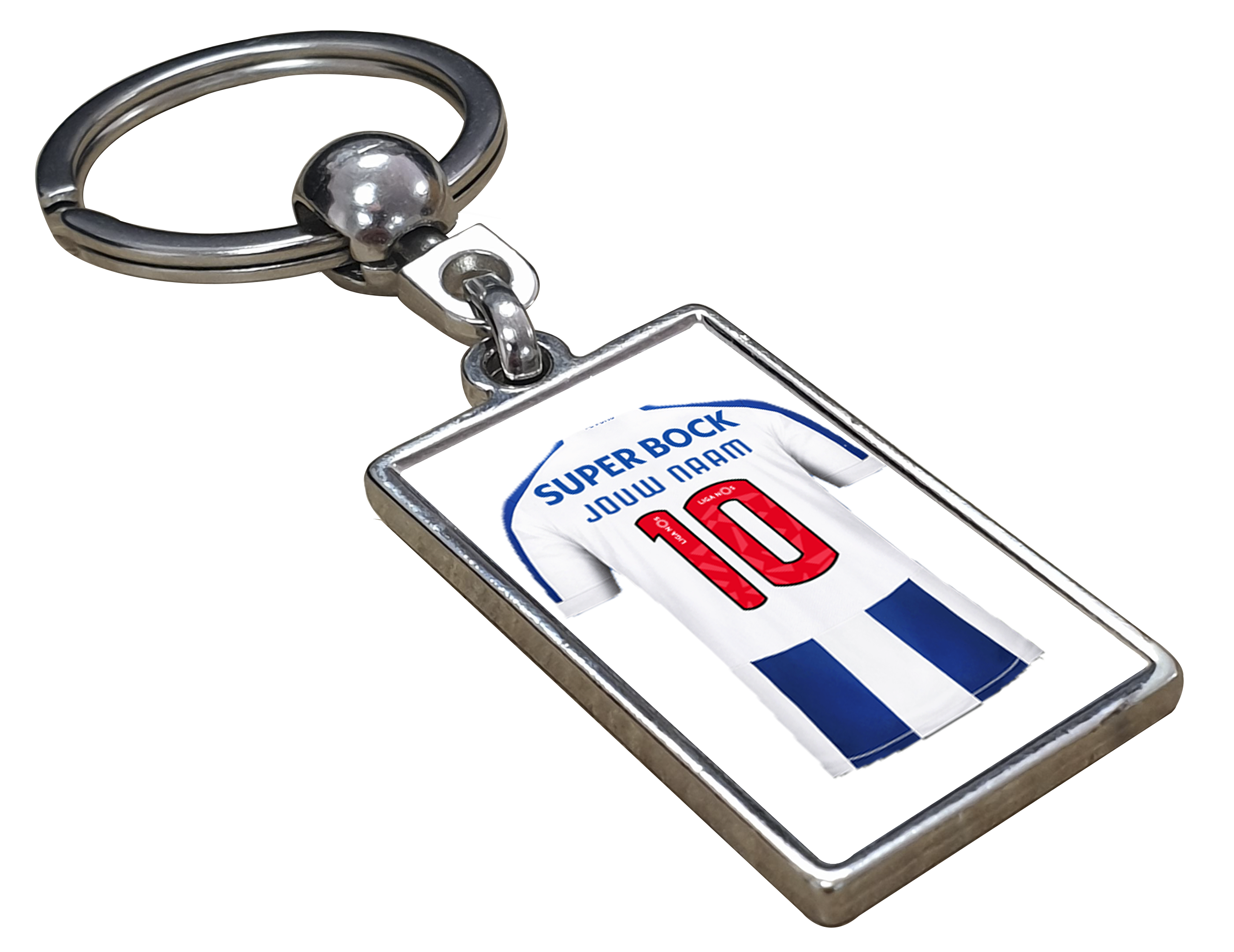 FC Porto Shirt met Jouw Naam - Gepersonaliseerde Sleutelhanger met Jouw Naam en Nummer