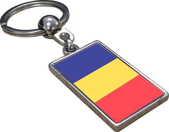 Roemenië Vlag - Sleutelhanger