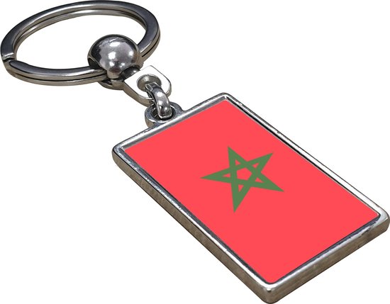 Marokko Vlag - Sleutelhanger