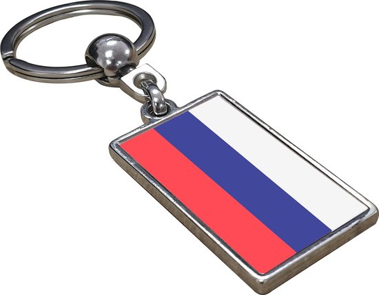 Rusland Vlag - Sleutelhanger