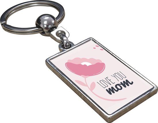 Love You Mom - Moederdag - Sleutelhanger