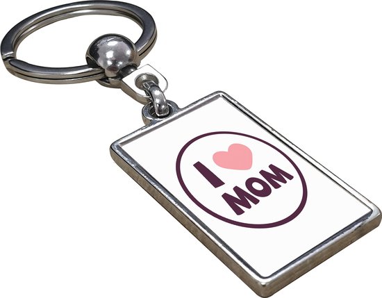 I Love Mom - Moederdag - Sleutelhanger