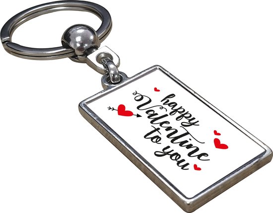Happy Valentine's Day - Valentijn - Sleutelhanger