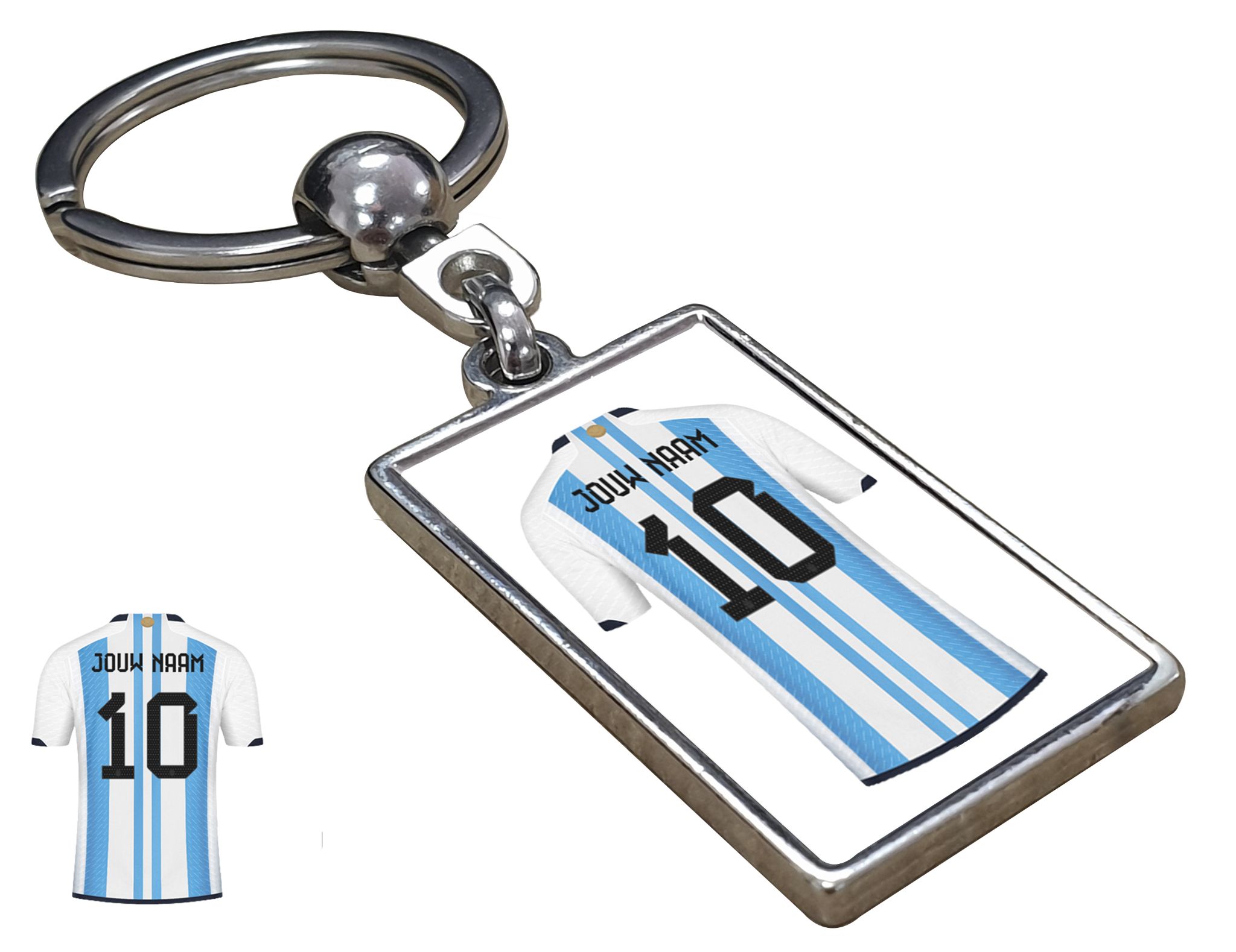Argentinië Shirt met Jouw Naam - WK2022