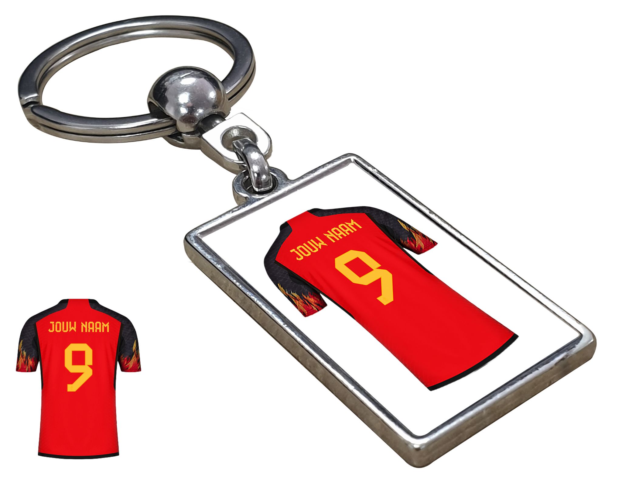 België Shirt met Jouw Naam - WK2022
