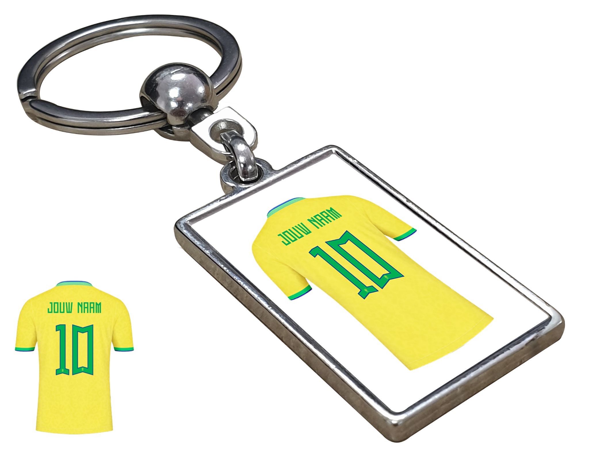 Brazilië Shirt met Jouw Naam - WK2022