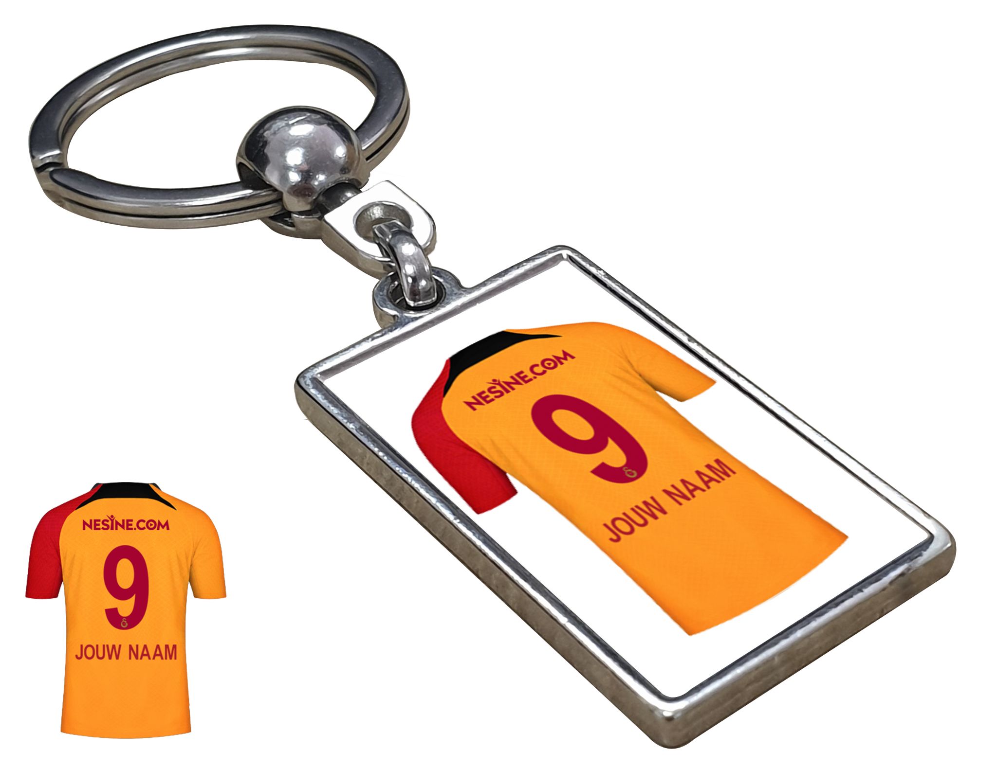 Galatasaray Shirt met Jouw Naam Seizoen 22/23 - Gepersonaliseerde Sleutelhanger met Jouw Naam en Nummer