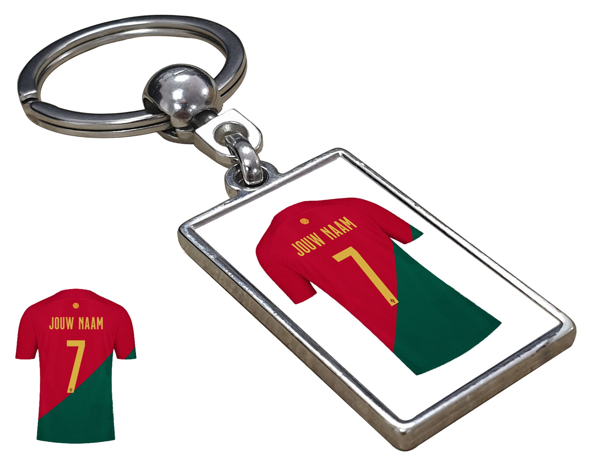 Portugal Shirt met Jouw Naam - WK2022