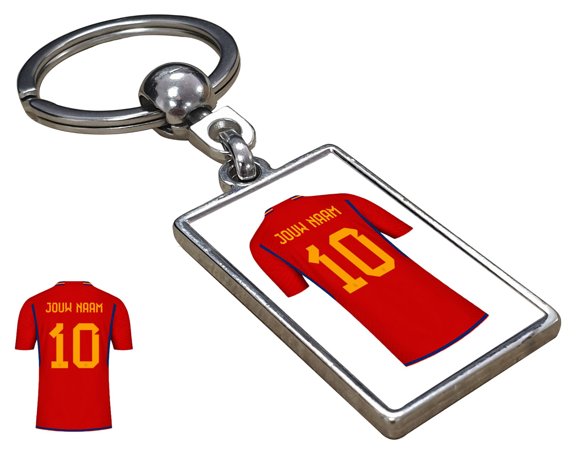 Spanje Shirt met Jouw Naam - WK2022